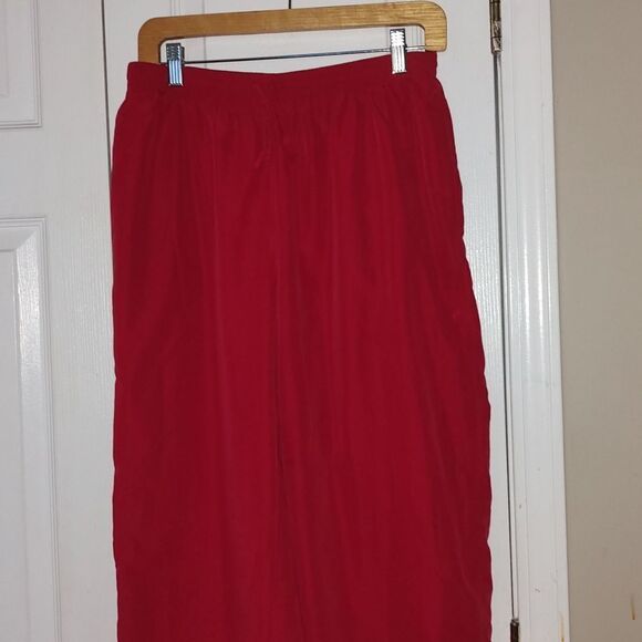 Napa Valley Sport Red track jogger pants  Sz M - Picture 3 of 5